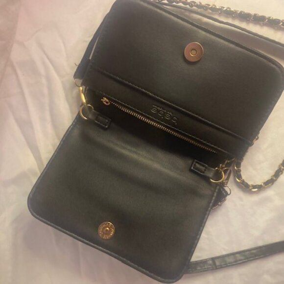 Bebe SOPHIA black Quilted Crossbody Bag with 2 removable Straps - Picture 7 of 8